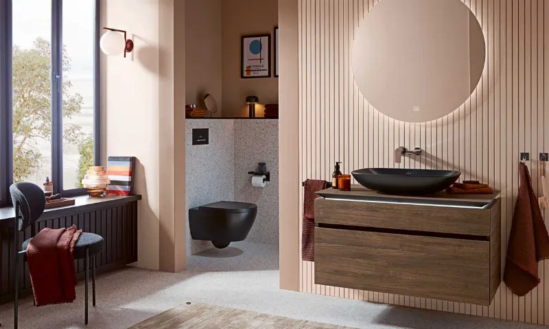 Cómo elegir las tonalidades de marrón perfectas para la renovación de tu baño