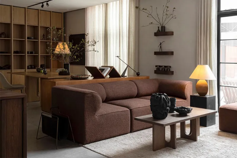 El color marrón en la decoración de interiores: una opción atemporal y versátil